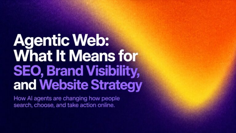 Agentic Web What It Means for SEO Brand Visibility and Website Strategy | Nonofo Joel Banner announcing 'Agentic Web' and its impact on SEO, brand visibility, and website strategy.